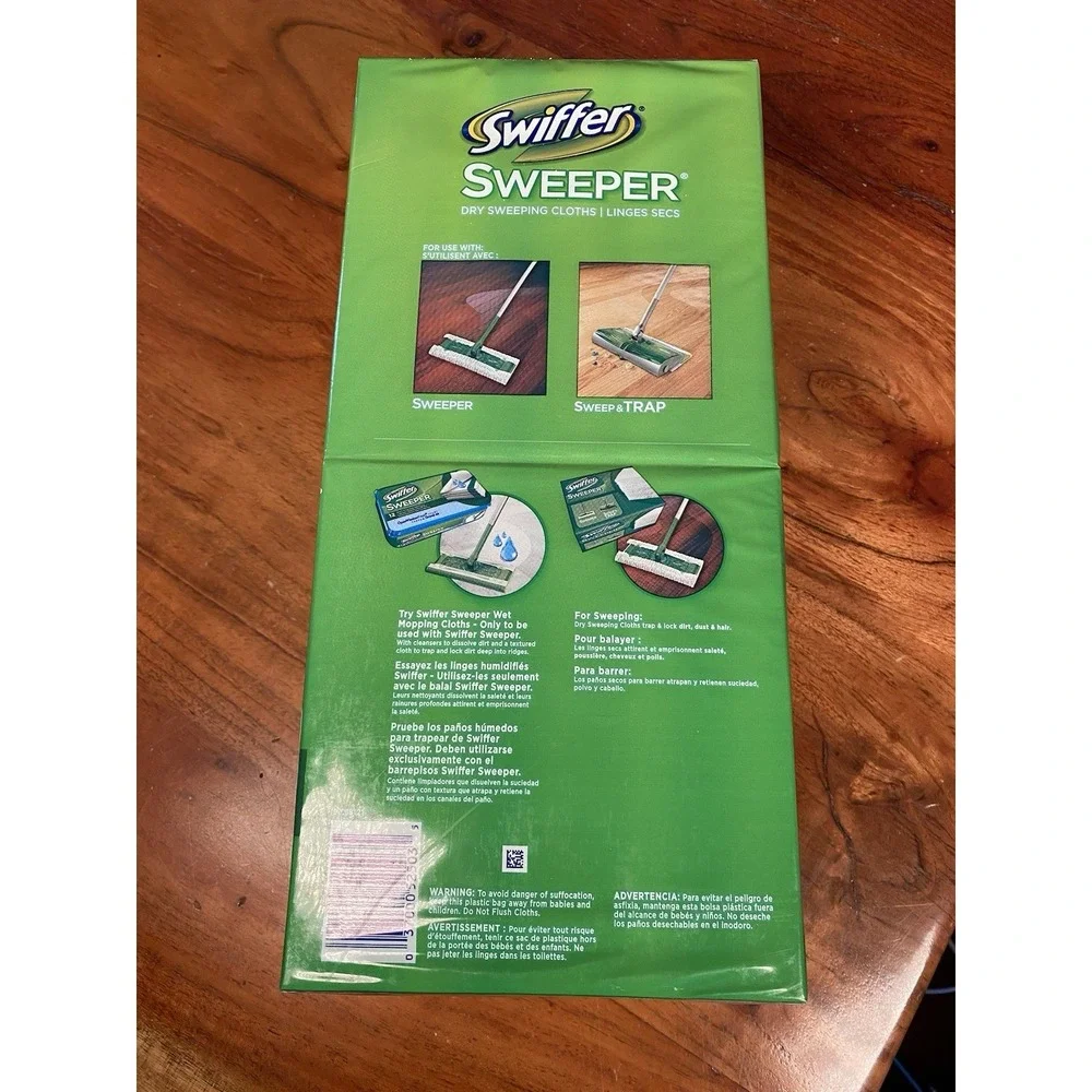 Swiffer Sweeper 80 DRY SWEEPING CLOTHS Multi‎ Surface Mop Pad Refill